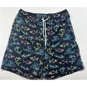 Member's Mark Men's Resort Swim Trunks Small  Dolphin & Alligator Print